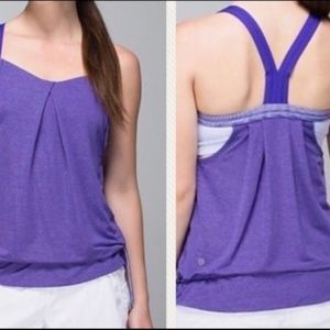 Lululemon Rest Less Tank Top With Build in Bra Sz